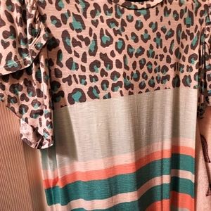 Lularoe olive top large nwots